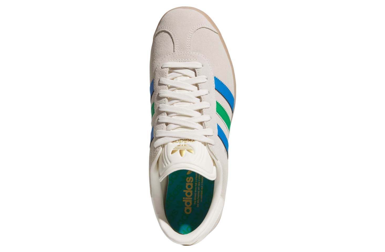 Adidas Gazelle Spikeless Chalk White / Green