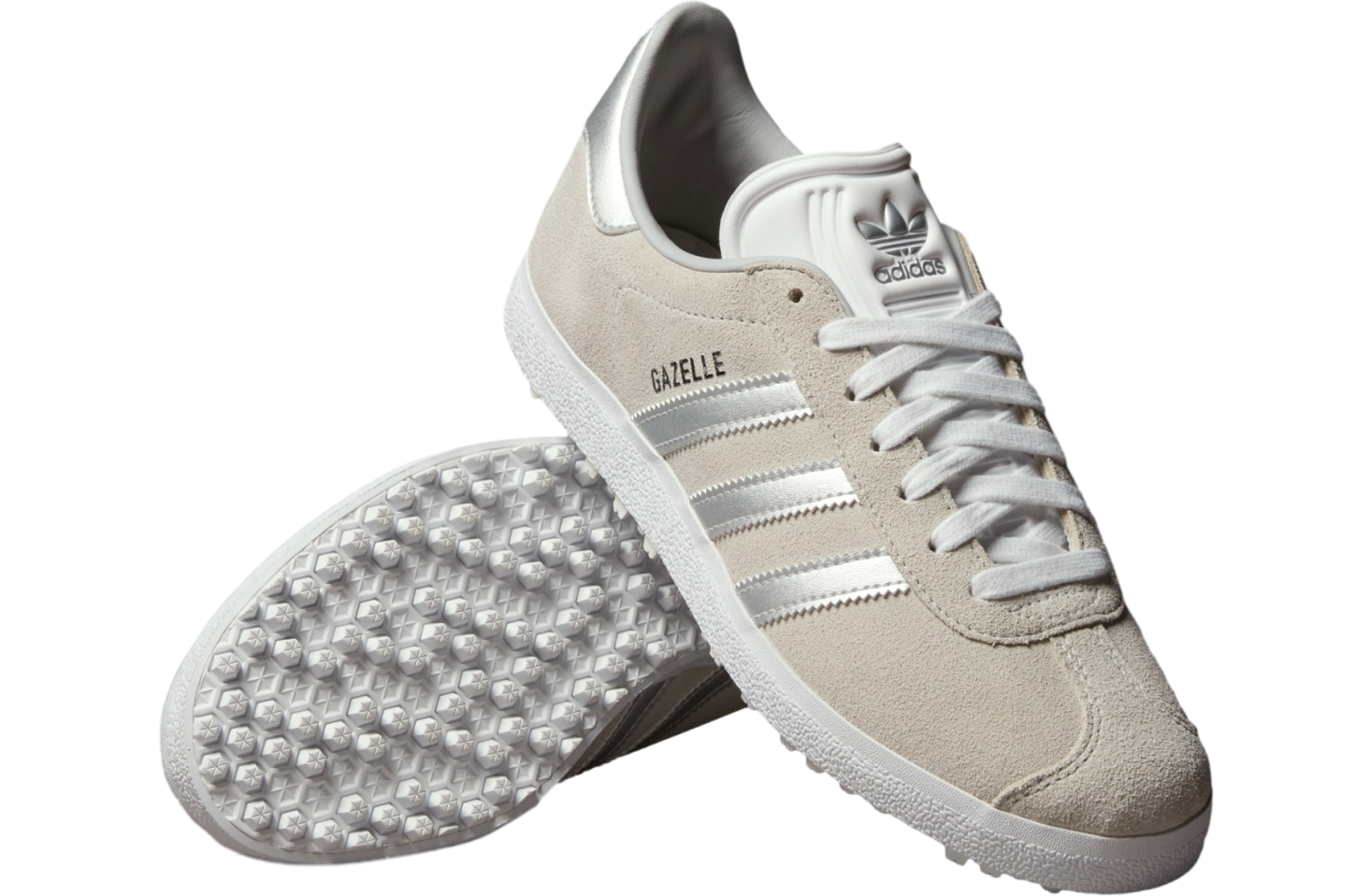 Adidas Gazelle Spikeless WMNS Crystal White / Silver