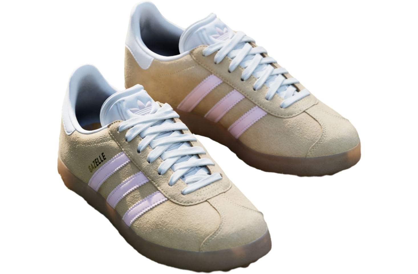 Adidas Gazelle Spikeless WMNS Ice Tangerine / Clear Pink