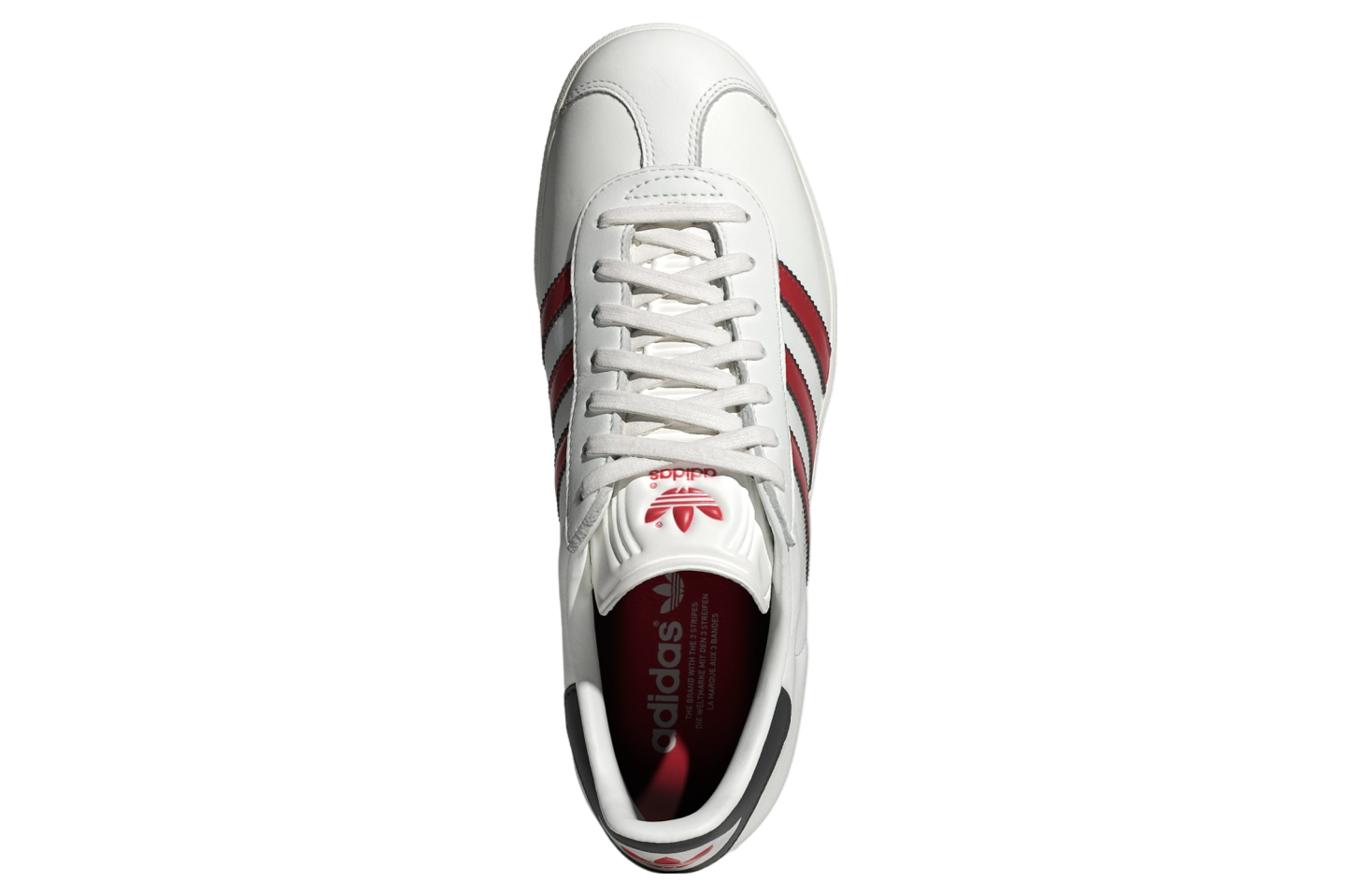 Adidas Gazelle WMNS Core White / Better Scarlet