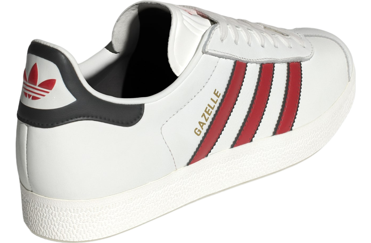 Adidas Gazelle WMNS Core White / Better Scarlet