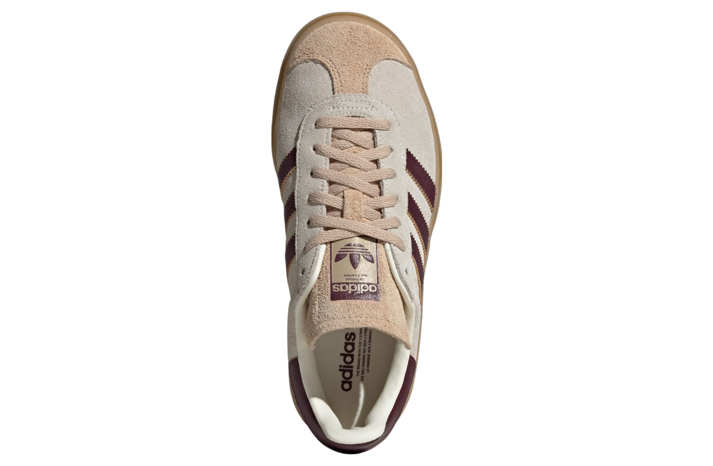 Adidas Gazelle WMNS Cream White / Maroon