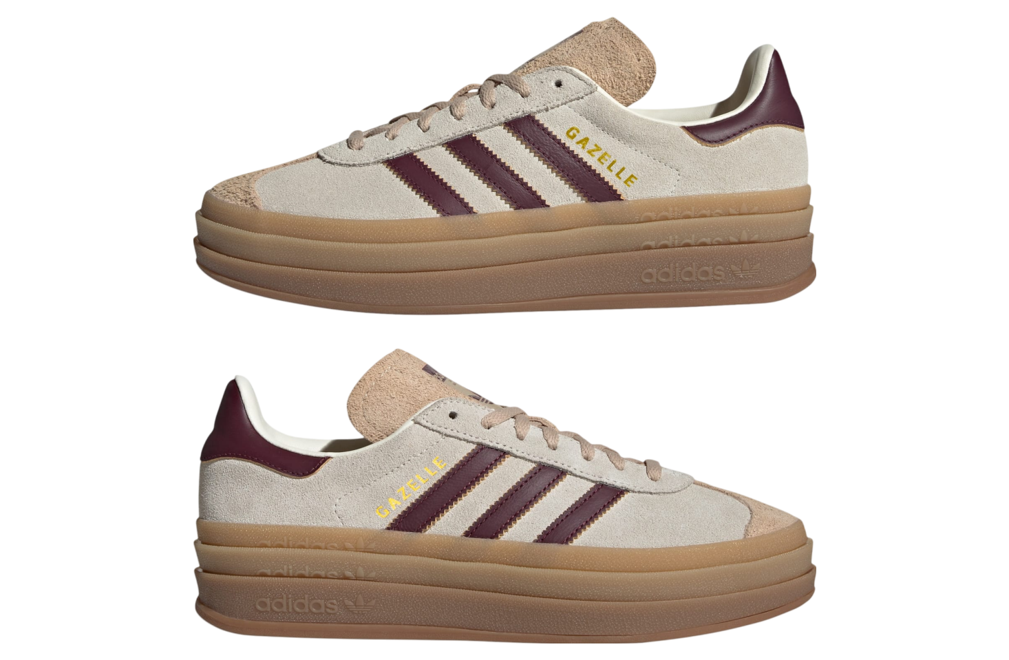 Adidas Gazelle WMNS Cream White / Maroon