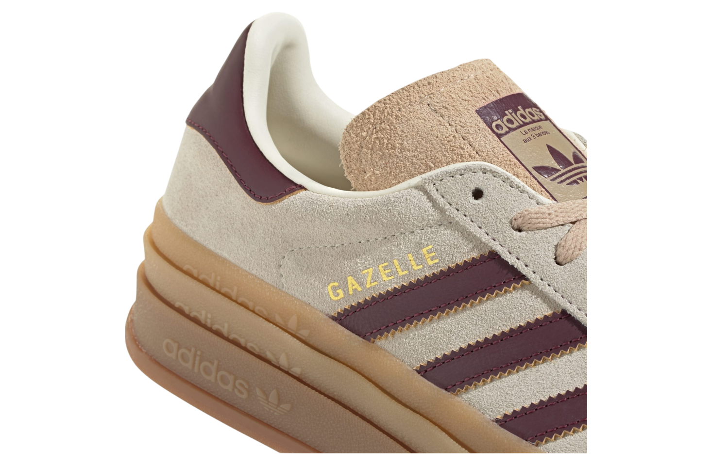 Adidas Gazelle WMNS Cream White / Maroon