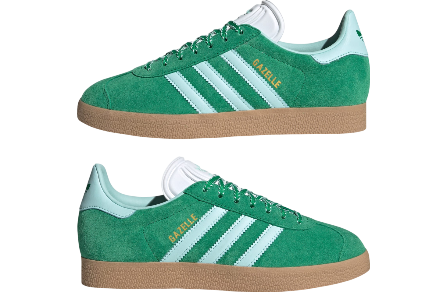 Adidas Gazelle WMNS Green / Semi Flash Aqua