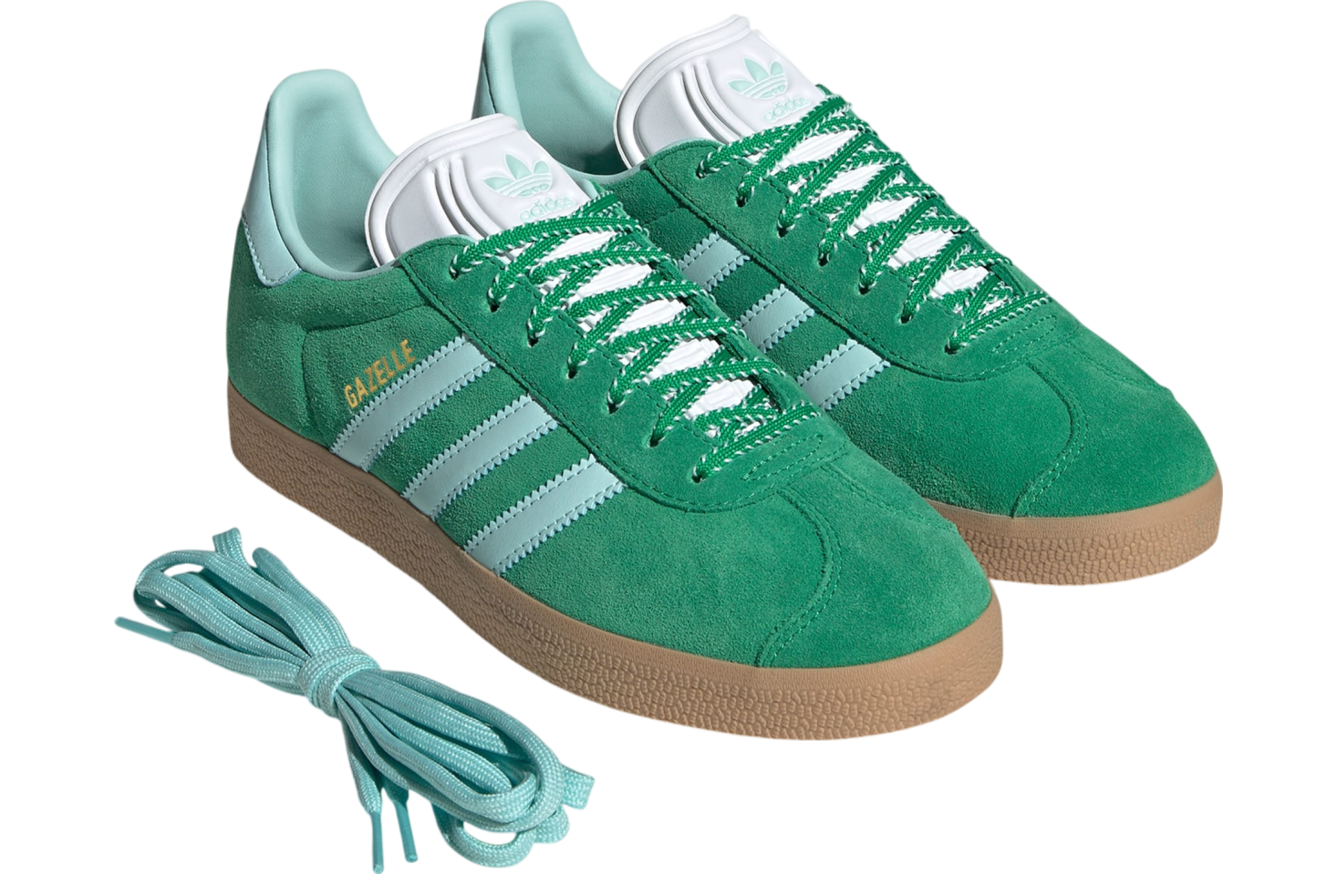 Adidas Gazelle WMNS Green / Semi Flash Aqua