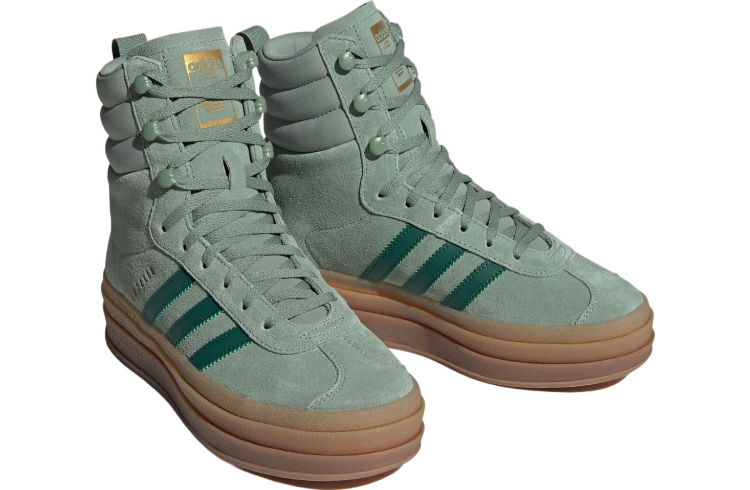 Adidas Gazelle WMNS Silver Green / Collegiate Green