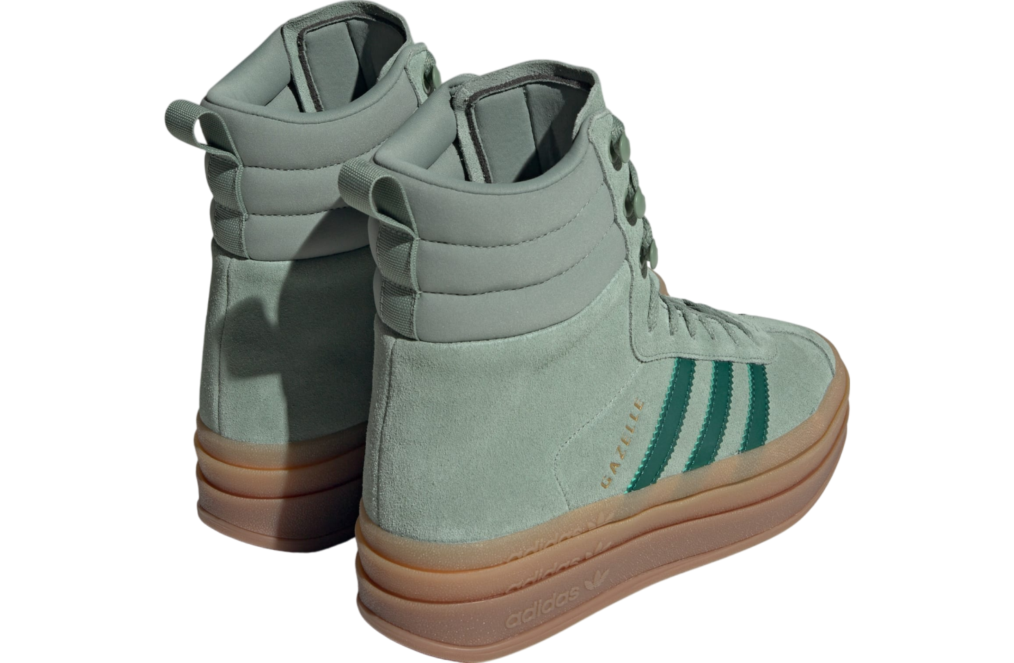 Adidas Gazelle WMNS Silver Green / Collegiate Green