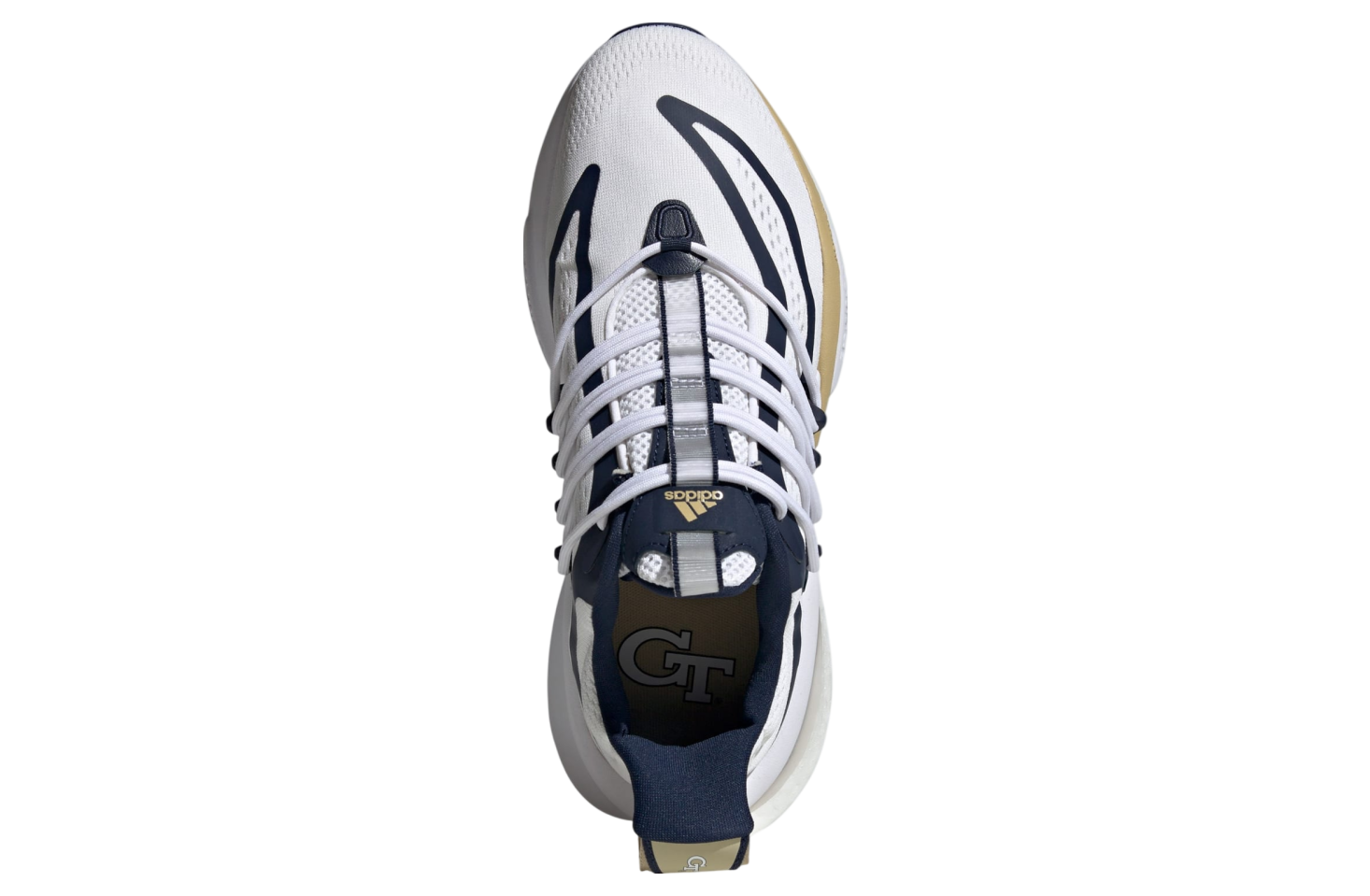 Adidas Georgia Tech Alphaboost V1 Cloud White / Collegiate Navy