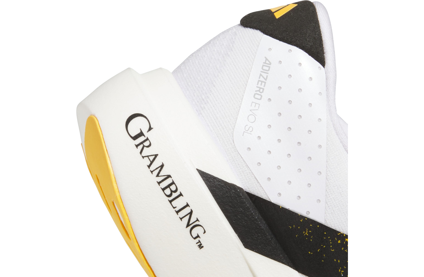 Adidas Grambling State Tigers Adizero Evo SL Cloud White / Core Black