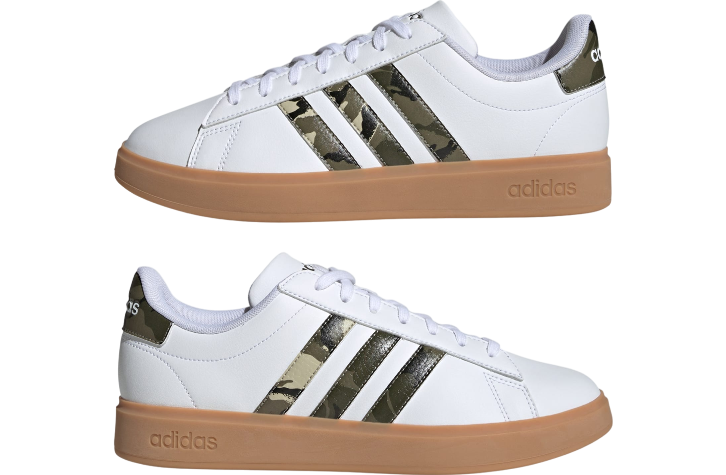 Adidas Grand Court 2.0 Cloud White / Olive Strata