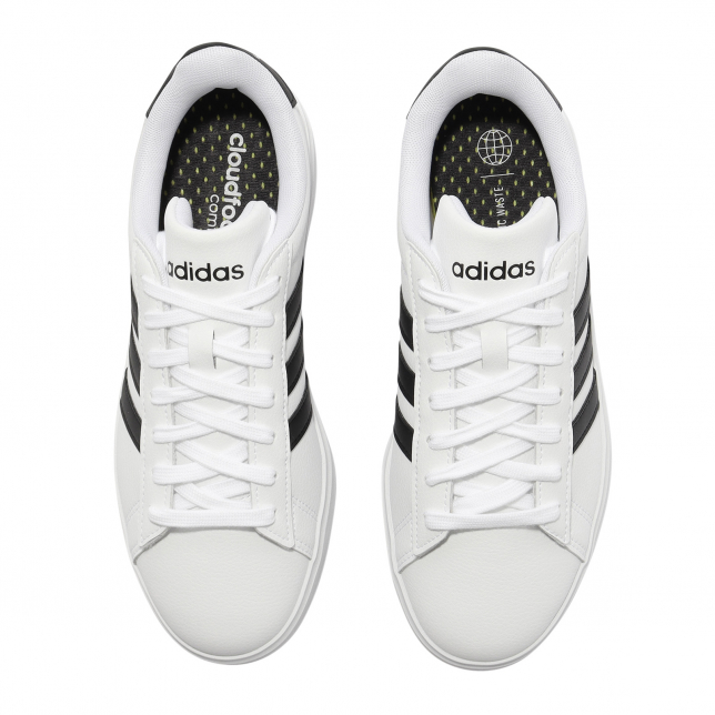 adidas Grand Court 2.0 Footwear White Core Black GW9195 - KicksOnFire.com