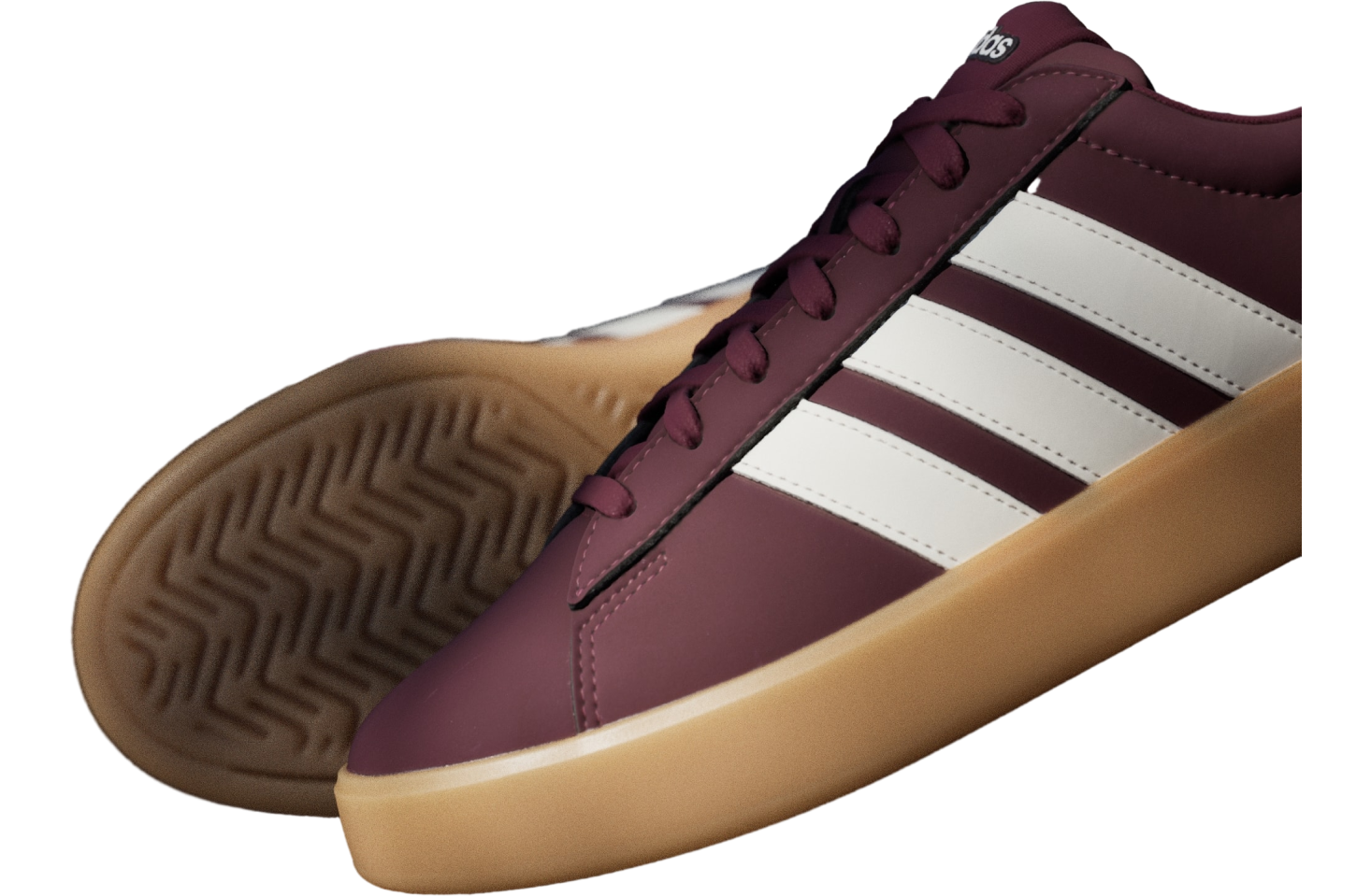 Adidas Grand Court 3.0 Maroon / Off White