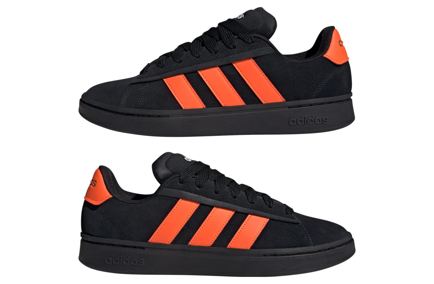 Adidas Grand Court Alpha Core Black / Impact Orange