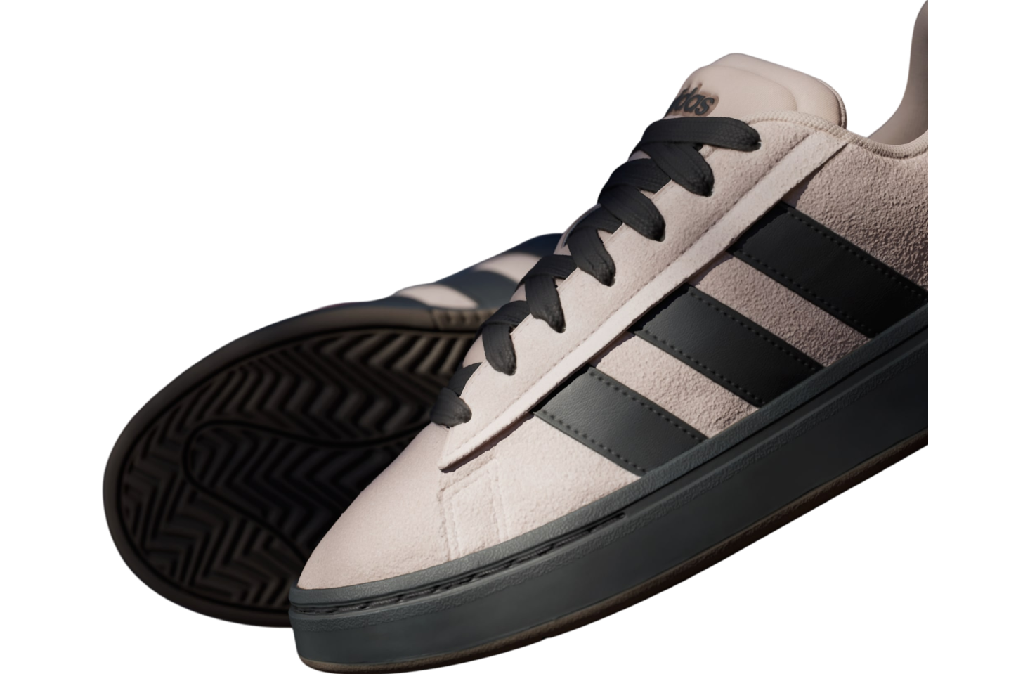 Adidas Grand Court Alpha Wonder Taupe / Core Black