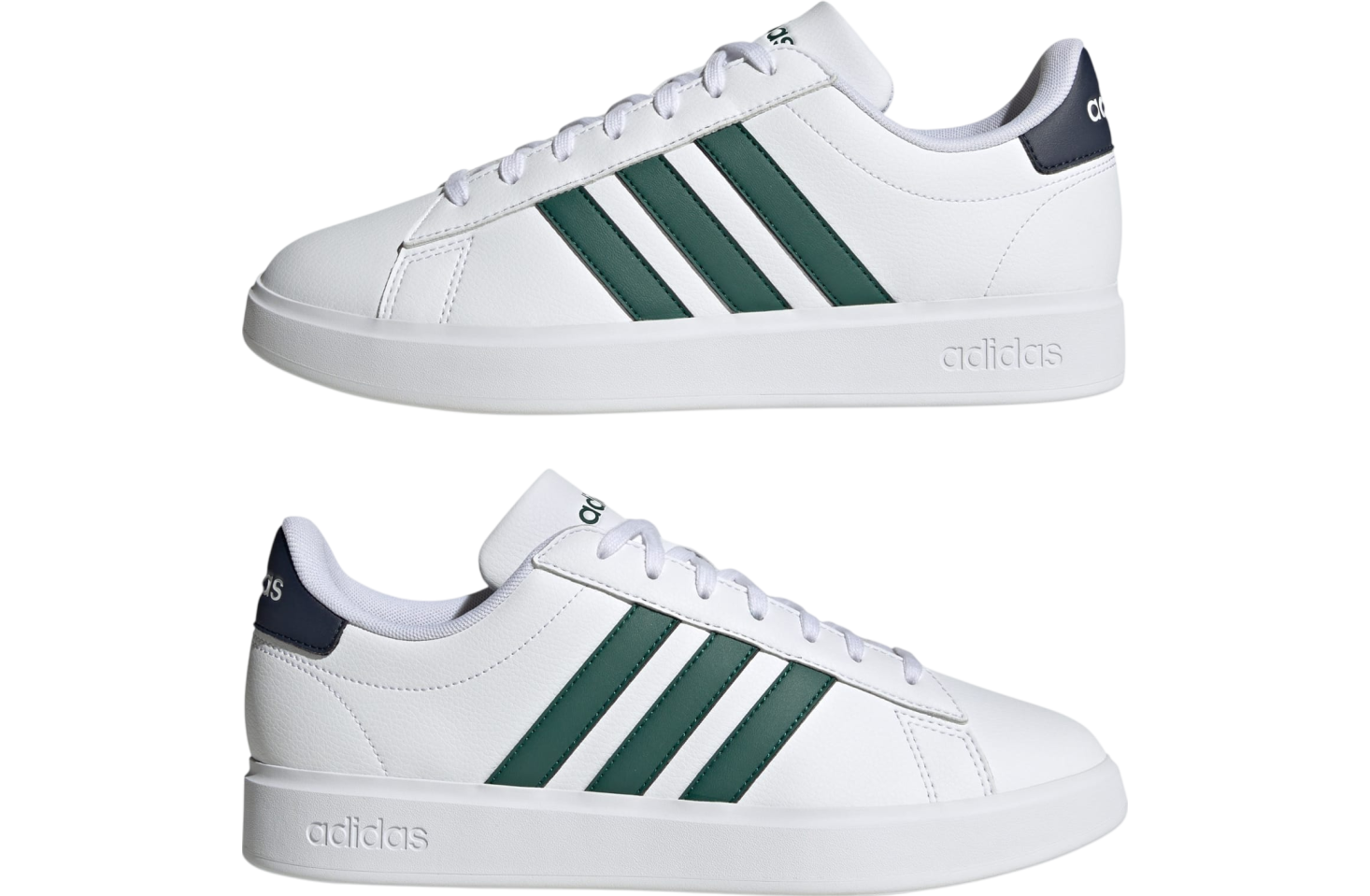 Adidas Grand Court Cloud White / Collegiate Green / Shadow Navy