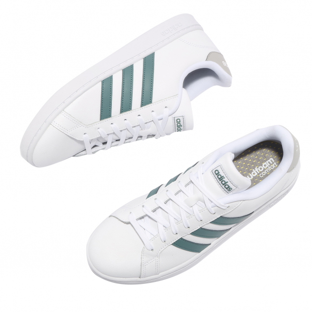 adidas Grand Court Cloud White Green Grey