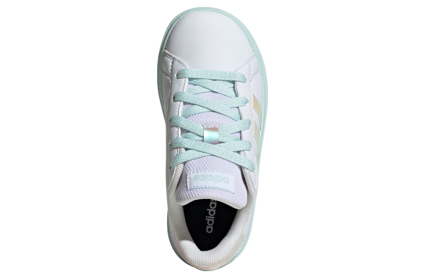 Adidas Grand Court Lifestyle Lace GS Cloud White / Flash Aqua