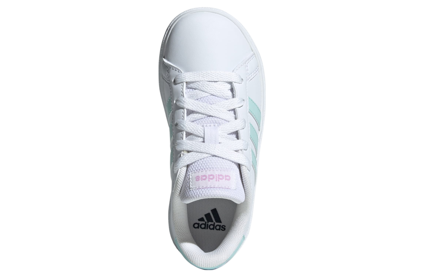 Adidas Grand Court Lifestyle Lace-Up GS Cloud White / Semi Flash Aqua