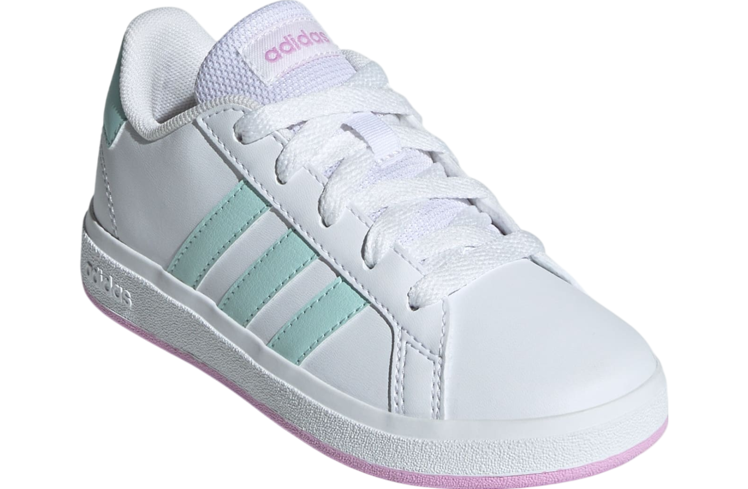 Adidas Grand Court Lifestyle Lace-Up GS Cloud White / Semi Flash Aqua