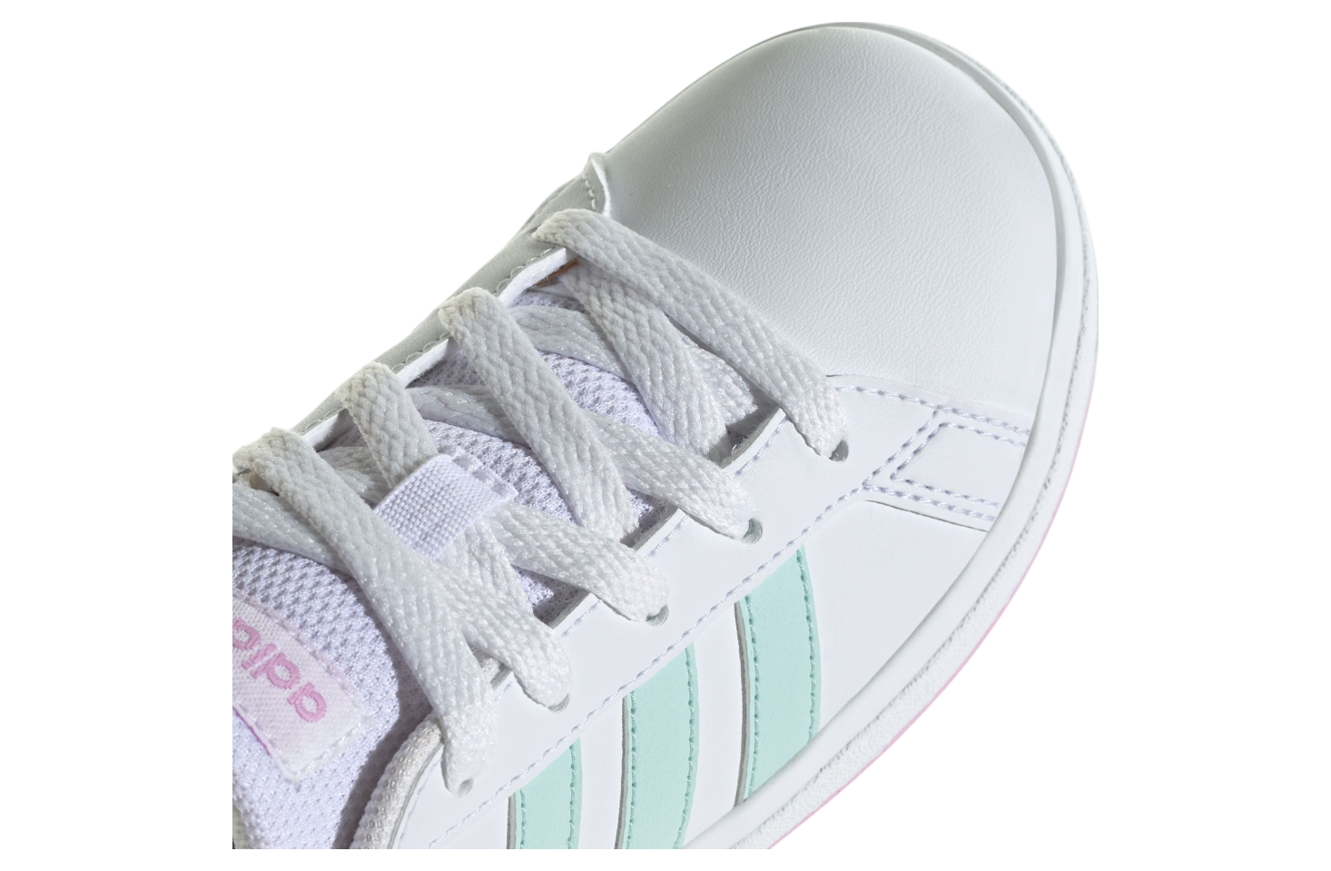 Adidas Grand Court Lifestyle Lace-Up GS Cloud White / Semi Flash Aqua