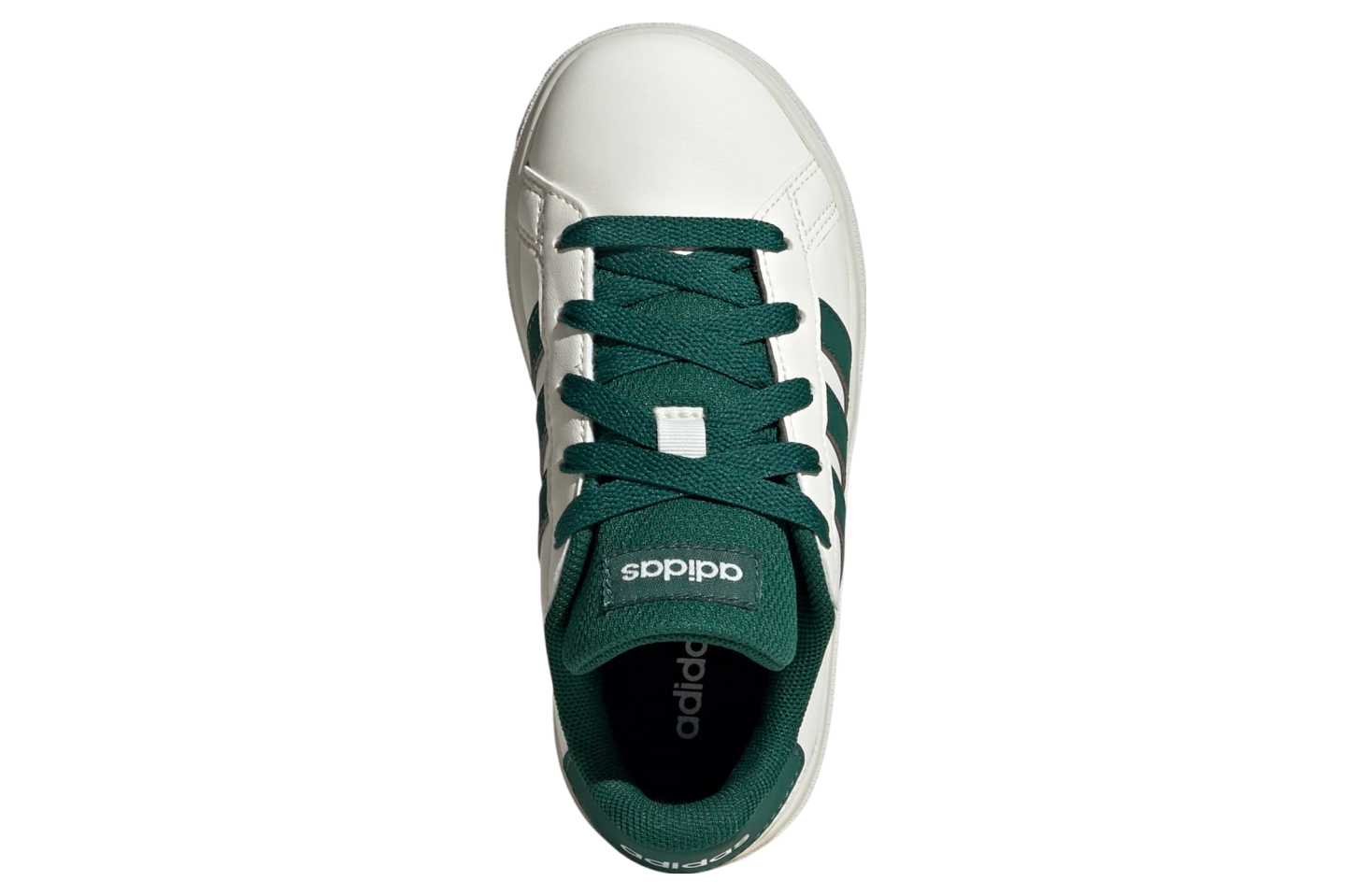 Adidas Grand Court Lifestyle Lace-Up GS Off White / Collegiate Green