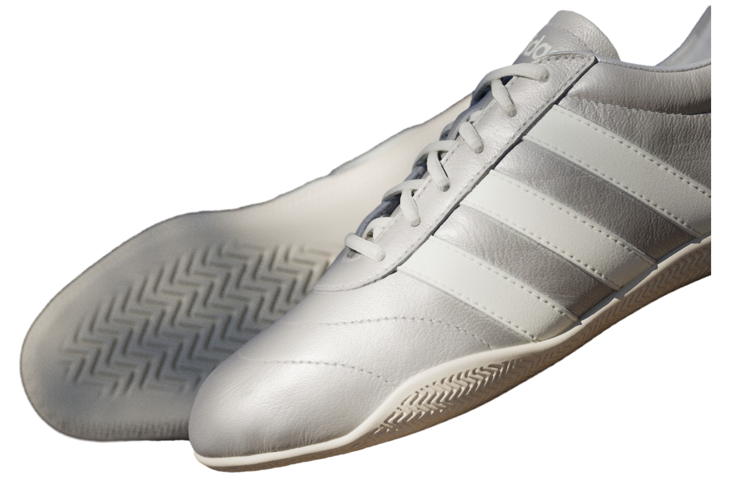 Adidas Grand Court Lo WMNS Silver Metallic / Off White