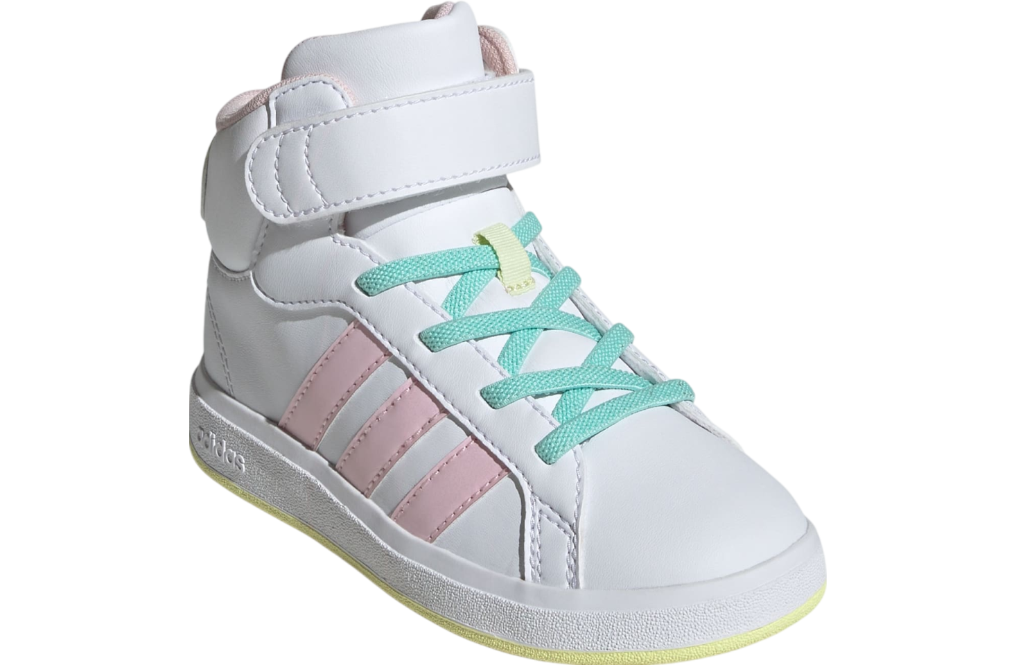 Adidas Grand Court Mid GS Cloud White / Clear Pink