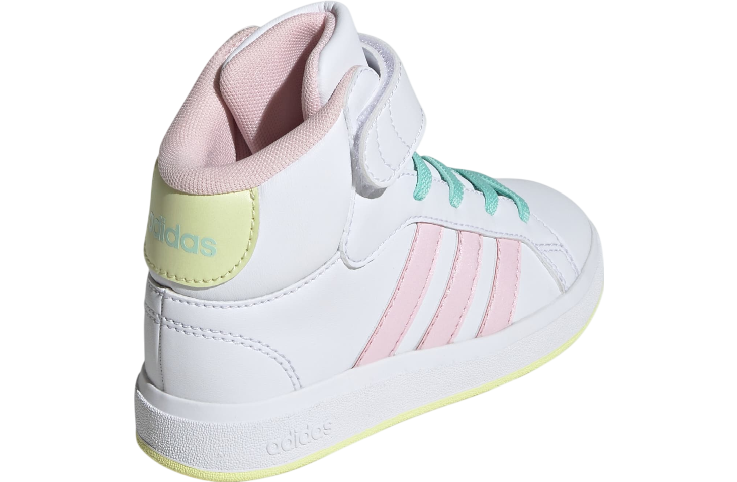 Adidas Grand Court Mid GS Cloud White / Clear Pink