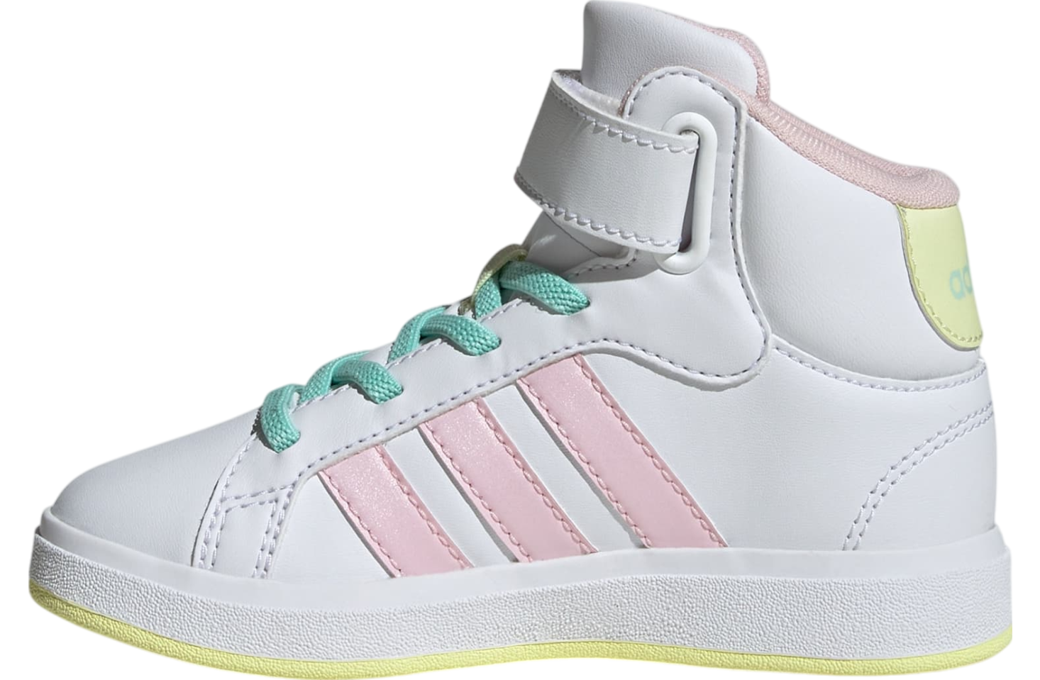 Adidas Grand Court Mid GS Cloud White / Clear Pink