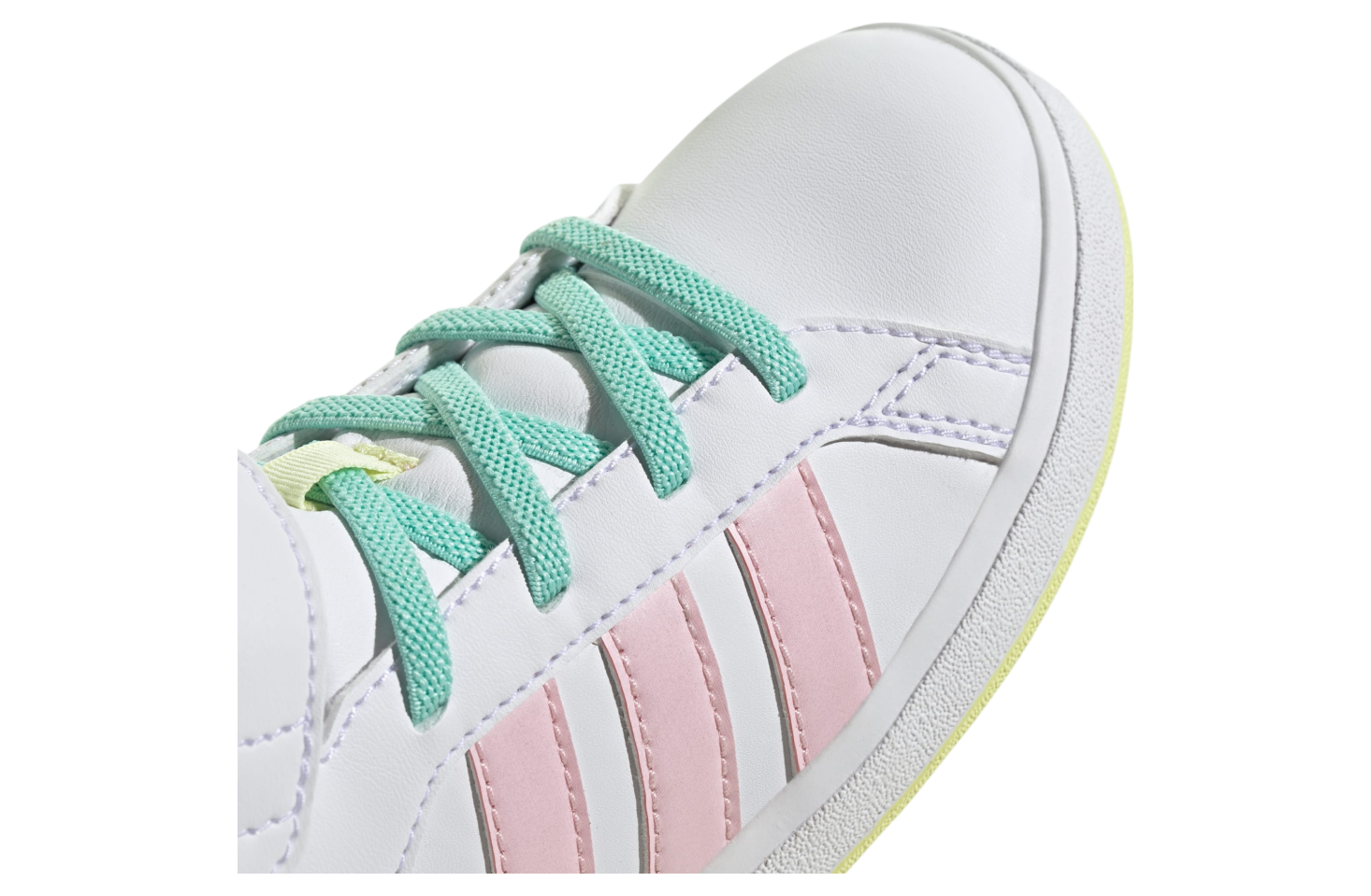 Adidas Grand Court Mid GS Cloud White / Clear Pink