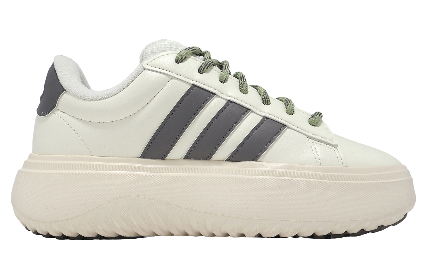 Adidas Grand Court Platform Ivory / Black