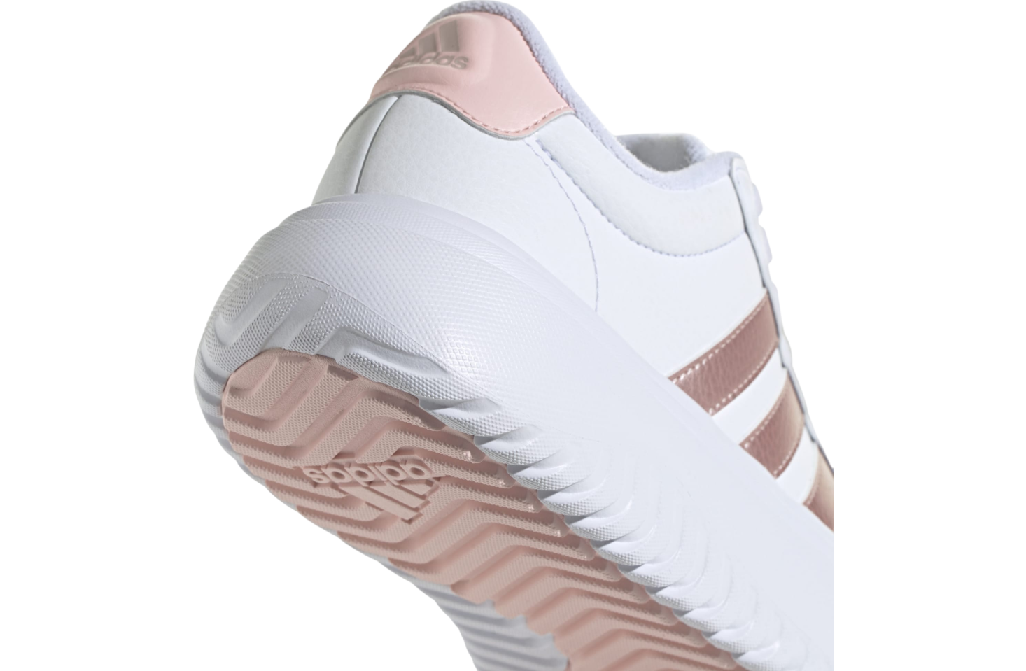 Adidas Grand Court Platform WMNS Cloud White / Sandy Pink Met.