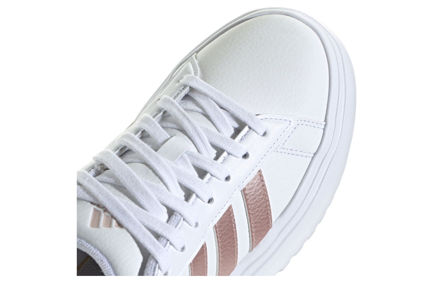 Adidas Grand Court Platform WMNS Cloud White / Sandy Pink Met.