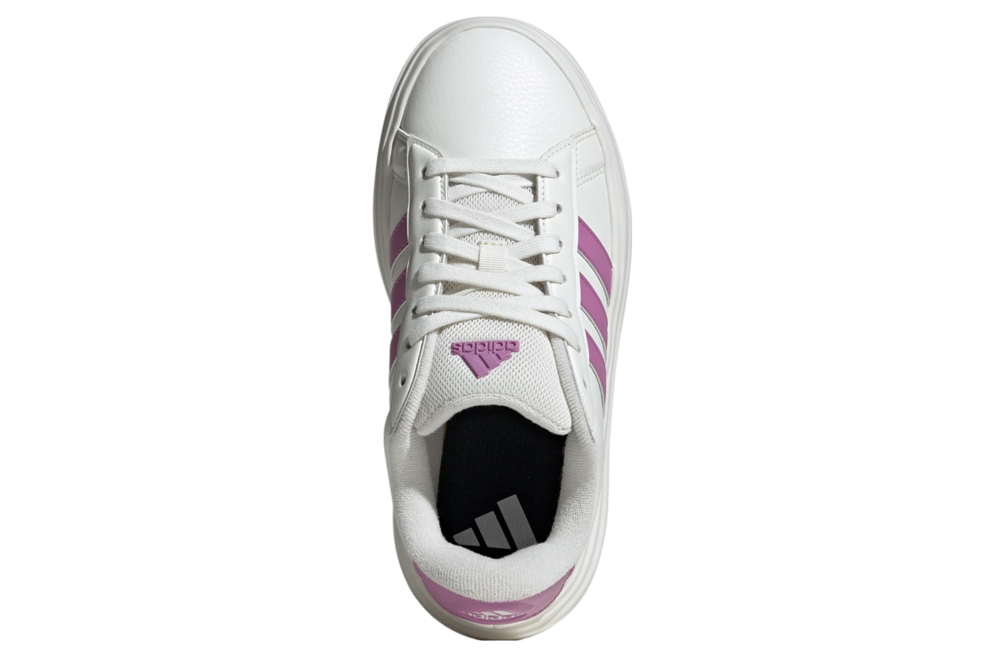 Adidas Grand Court Platform WMNS Core White / Preloved Purple