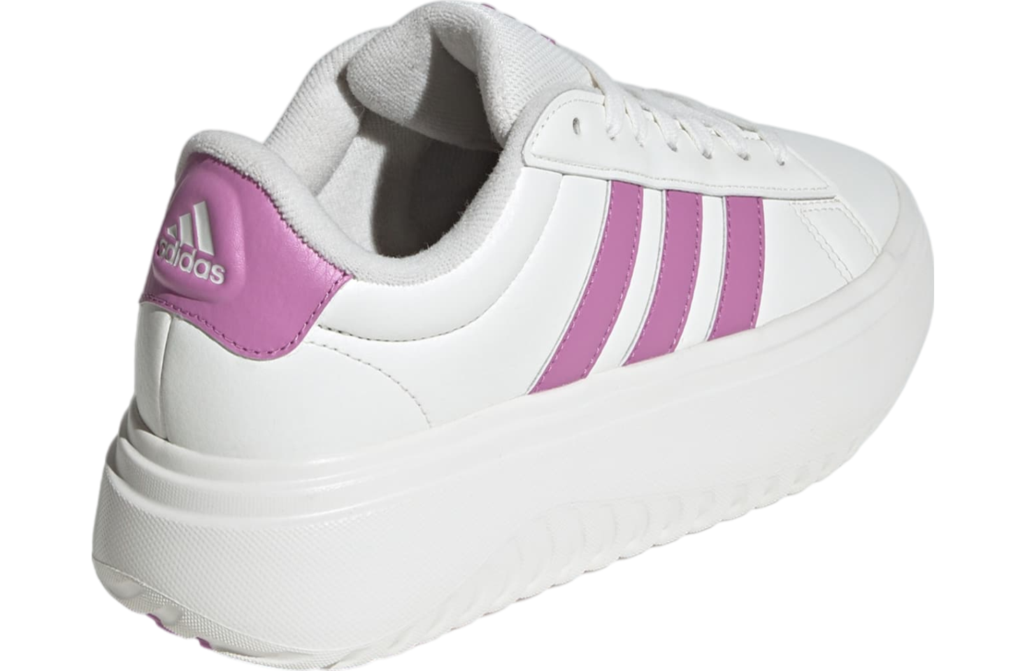 Adidas Grand Court Platform WMNS Core White / Preloved Purple