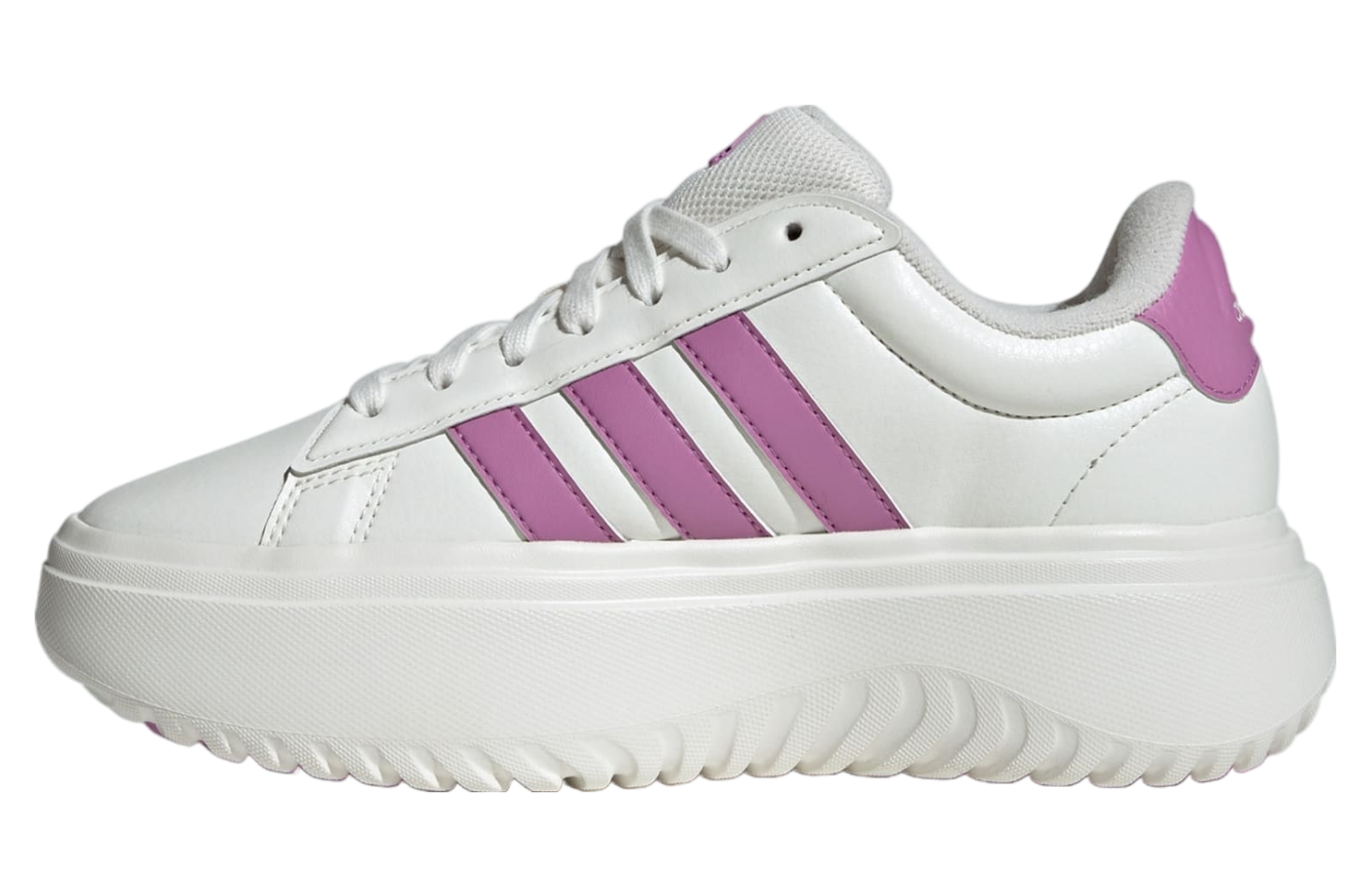 Adidas Grand Court Platform WMNS Core White / Preloved Purple