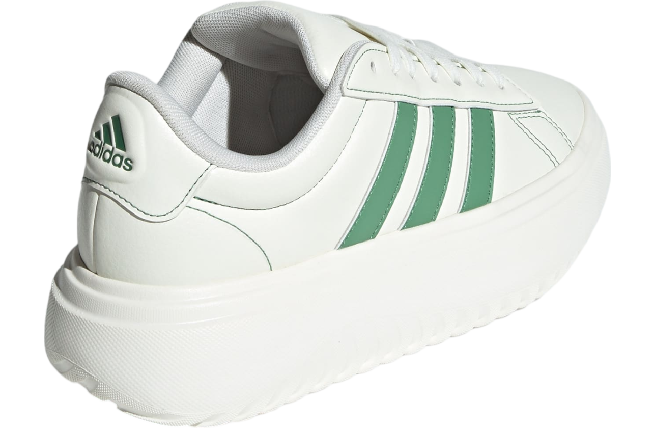 Adidas Grand Court Platform WMNS Off White / Preloved Green