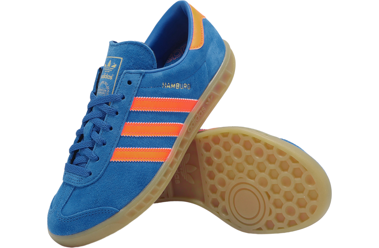 Adidas Hamburg W WMNS Blue Bird / Solar Orange - Sep 2024 Adidas Hamburg W WMNS Blue Bird / Solar Orange - Sep 2024