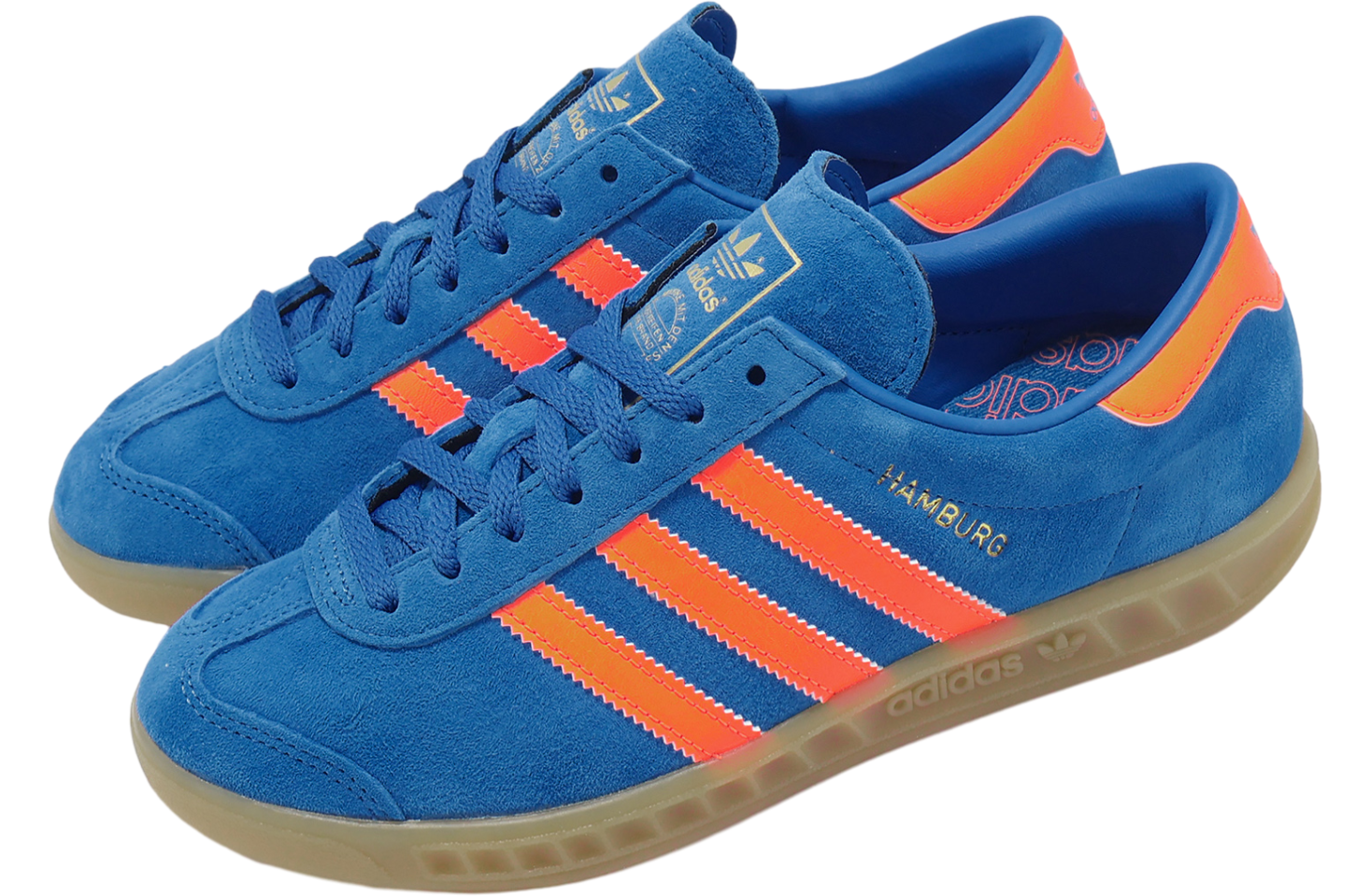 【Adidasコリア】 HAMBURG W Shoes Adidas Hamburg W WMNS Blue Bird / Solar Orange - Sep 2024