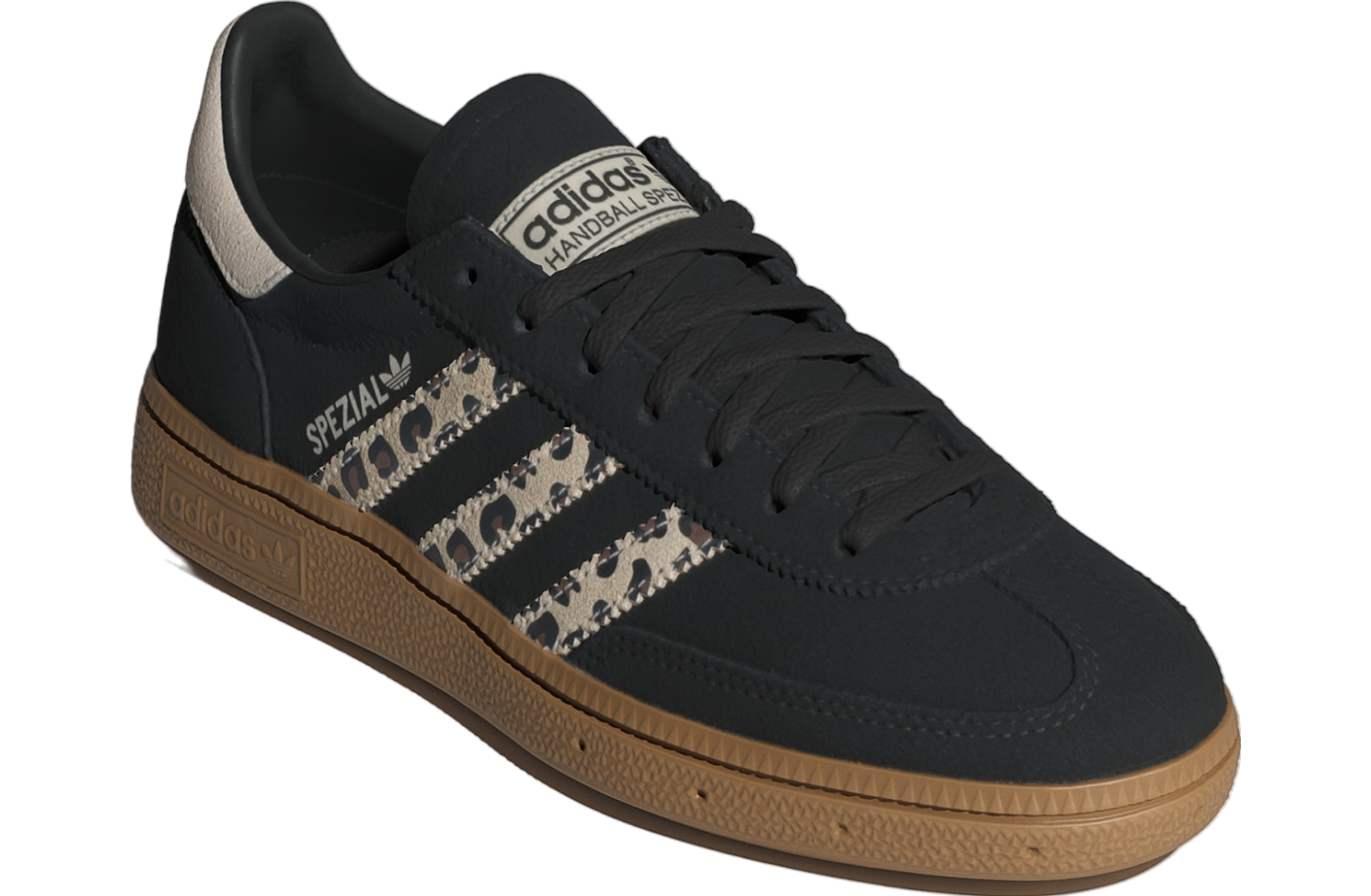 Adidas Handball Spezial WMNS Core Black / Leopard / Gum