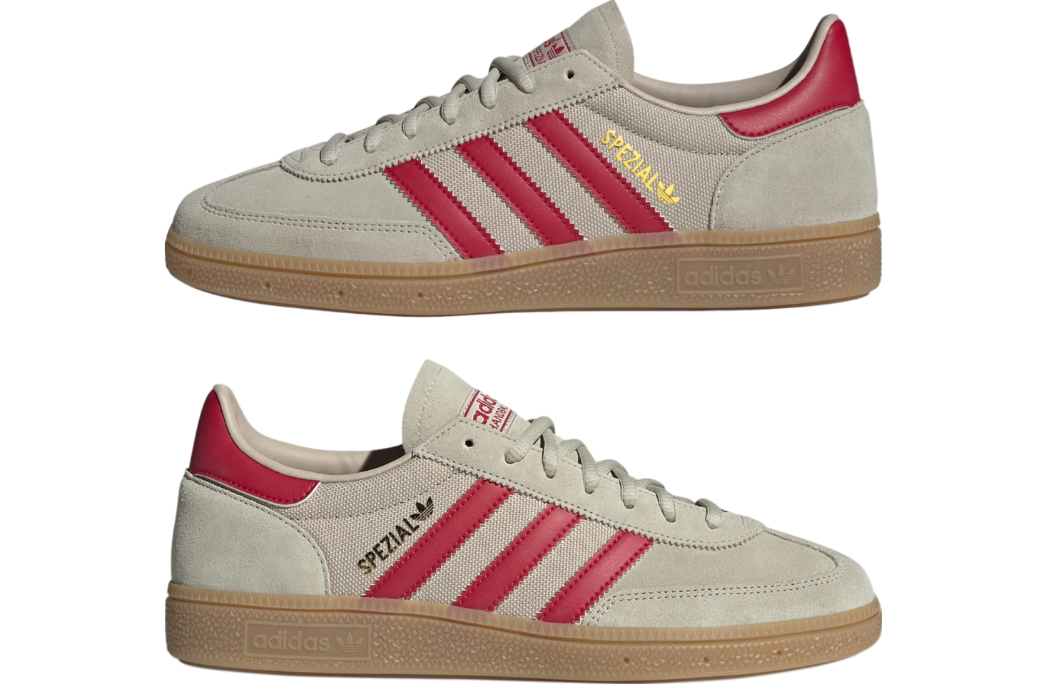 Adidas Handball Spezial Wmns Putty Grey / Team Victory Red