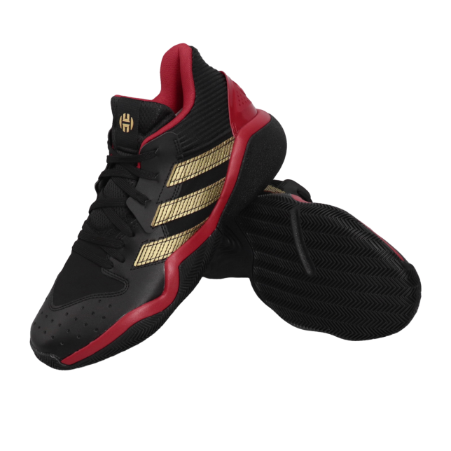Adidas Harden Stepback Core Black / Scarlet - Jan 2020 - EH1943