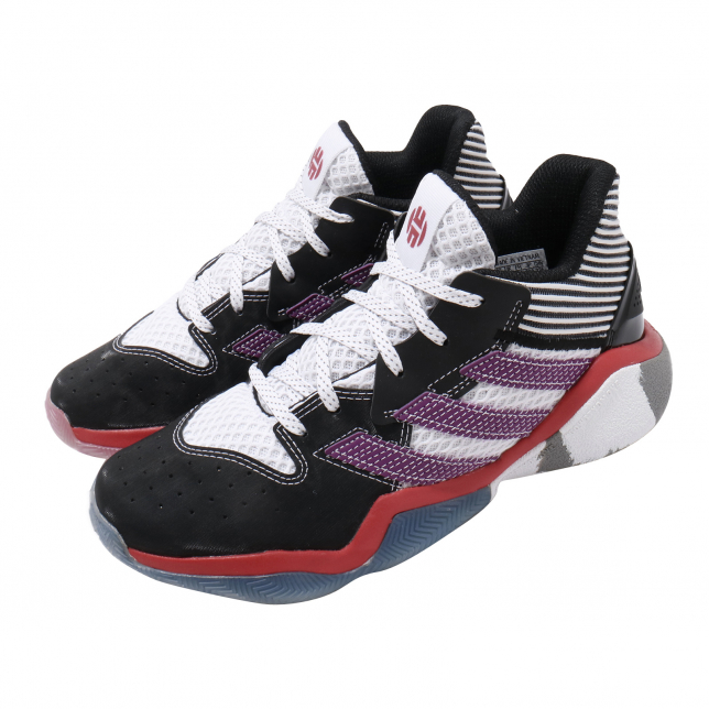 adidas Harden Stepback GS Footwear White Glory Purple