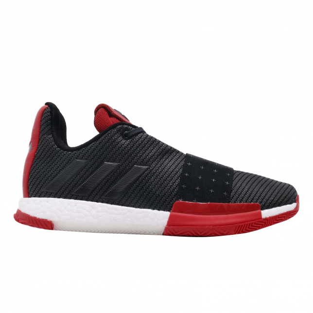 adidas Harden Vol 3 Core Black Grey Scarlet