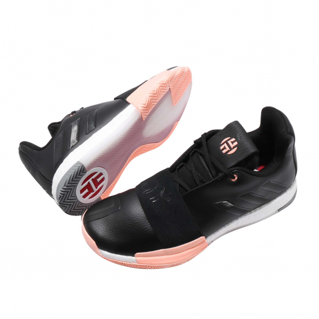 adidas Harden Vol 3 Core Black Orange Footwear White Jan 2019 EE3956 KicksOnFire