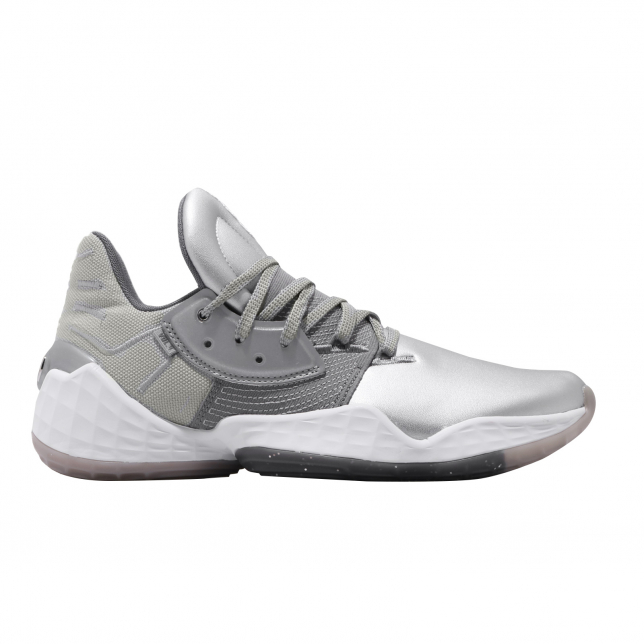 adidas Harden Vol 4 GCA Silver Metallic Grey Two