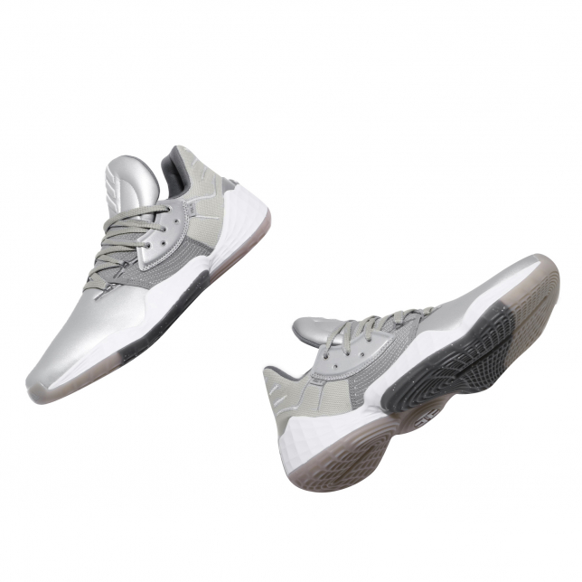 adidas Harden Vol 4 GCA Silver Metallic Grey Two