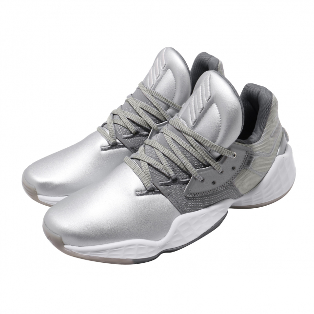 adidas Harden Vol 4 GCA Silver Metallic Grey Two