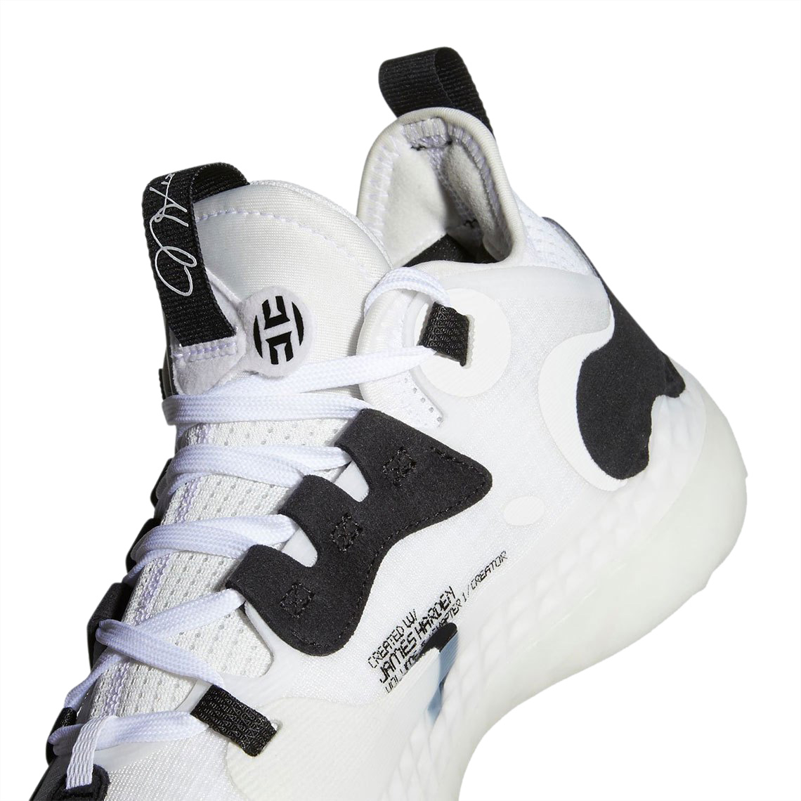 adidas Harden Vol 5 Cloud White Core Black Q46143